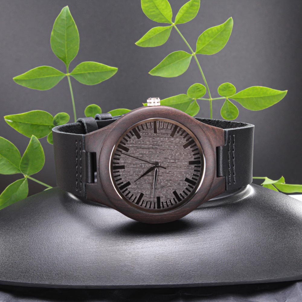 Timeless Father's Day: Personalized Wooden Watches for Dad's Signature Style